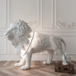 Leo Lion Sculpture Floor Lamp - Image 16