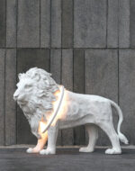 Leo Lion Sculpture Floor Lamp - Image 17