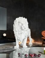 Leo Lion Sculpture Floor Lamp - Image 4