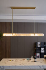Linear Alabaster Chandelier - Image 17