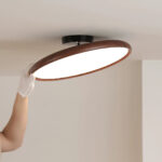 Lola Wood Grain Adjustable Ceiling Lamp - Image 3