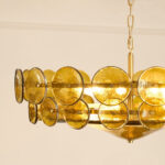 Solaris Disc Murano Chandelier - Image 13
