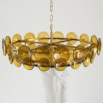 Solaris Disc Murano Chandelier - Image 11