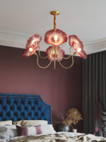 Lotus Leaf Glass Chandelier - Image 18