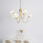 Lotus Leaf Glass Chandelier - Image 6