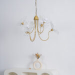 Lotus Leaf Glass Chandelier - Image 14