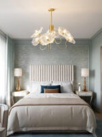 Lotus Leaf Glass Chandelier - Image 5