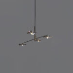 Lotus Leaves Glass Chandelier - Image 17