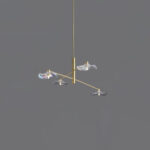 Lotus Leaves Glass Chandelier - Image 18