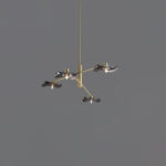 Lotus Leaves Glass Chandelier - Image 19