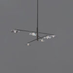 Lotus Leaves Glass Chandelier - Image 20