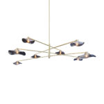 Lotus Leaves Glass Chandelier - Image 8