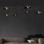 Lotus Leaves Glass Chandelier - Image 2