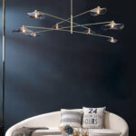 Lotus Leaves Glass Chandelier - Image 4