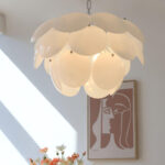 Luminous Petal Glass Chandelier - Image 10