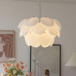 Luminous Petal Glass Chandelier - Image 3