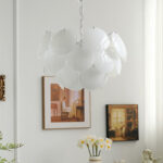 Luminous Petal Glass Chandelier - Image 14