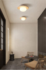 Lunaro Travertine Ceiling Lamp - Image 12