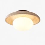 Lunaro Travertine Ceiling Lamp - Image 14