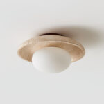 Lunaro Travertine Ceiling Lamp - Image 19
