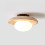 Lunaro Travertine Ceiling Lamp - Image 18