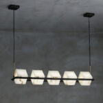 Alabaster Square Box Chandelier - Image 10