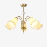 Medieval Ceramic Trumpet Chandelier - Image 13