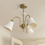 Medieval Ceramic Trumpet Chandelier - Image 4