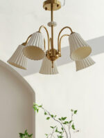 Medieval Ceramic Trumpet Chandelier - Image 19