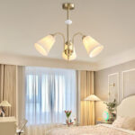 Medieval Ceramic Trumpet Chandelier - Image 3