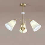 Medieval Ceramic Trumpet Chandelier - Image 6