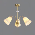 Medieval Ceramic Trumpet Chandelier - Image 14