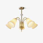 Medieval Ceramic Trumpet Chandelier