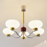 Medieval Glass Bowl Chandelier - Image 5