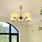 Medieval Glass Bowl Chandelier - Image 2