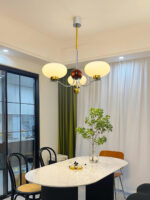 Medieval Glass Bowl Chandelier - Image 8