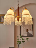 Mesh Tassel Glass Chandelier - Image 11