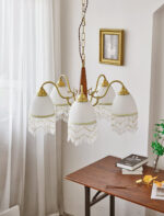 Mesh Tassel Glass Chandelier - Image 15