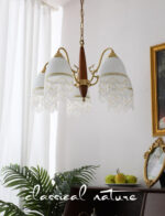 Mesh Tassel Glass Chandelier - Image 16