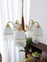 Mesh Tassel Glass Chandelier - Image 17