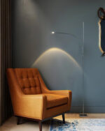 Metal Body Graceful Floor Lamp - Image 8