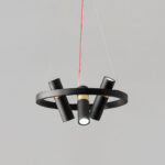 Black Mutil Pipe Chandelier - Image 20