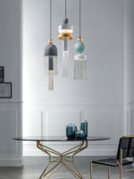 Metal Glass Pendant Light - Image 6