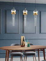 Metal Glass Pendant Light - Image 7