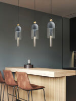 Metal Glass Pendant Light - Image 9