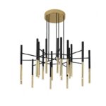 Metal Tubular Chandelier - Image 8