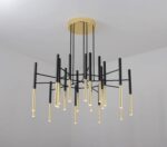 Metal Tubular Chandelier - Image 14