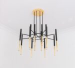 Metal Tubular Chandelier - Image 12