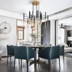 Metal Tubular Chandelier - Image 3