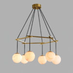 Miira Alabaster Chandelier - Image 6